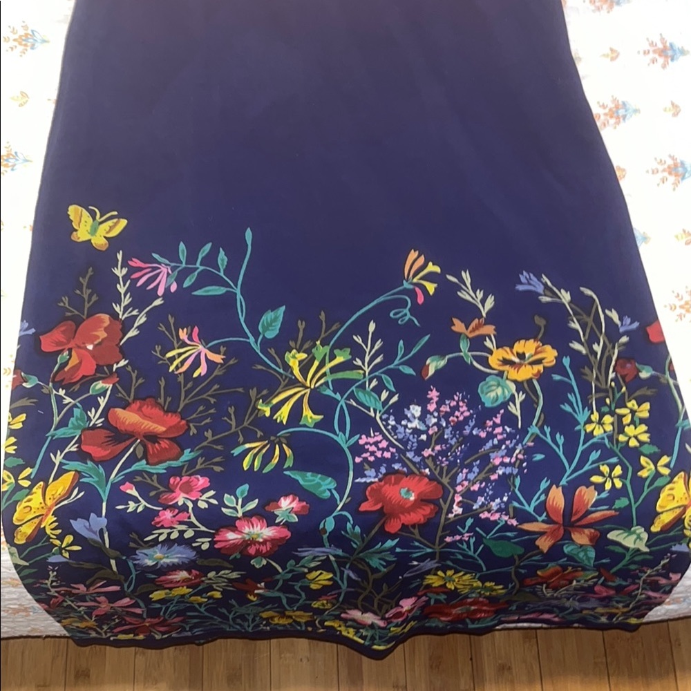 Floral Maxi Dress in Navy - Picture 2 of 7